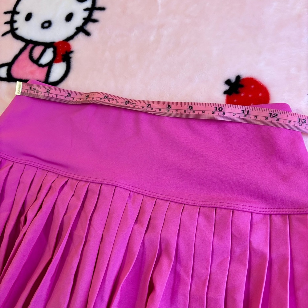 PINK Victoria’s Secret Hot Pink Zip-Up Relay Jacket and Skirt Set Size Medium - Picture 14 of 16